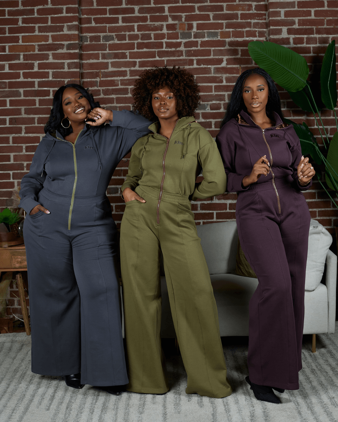 Green Satin Lined Jumpsuit