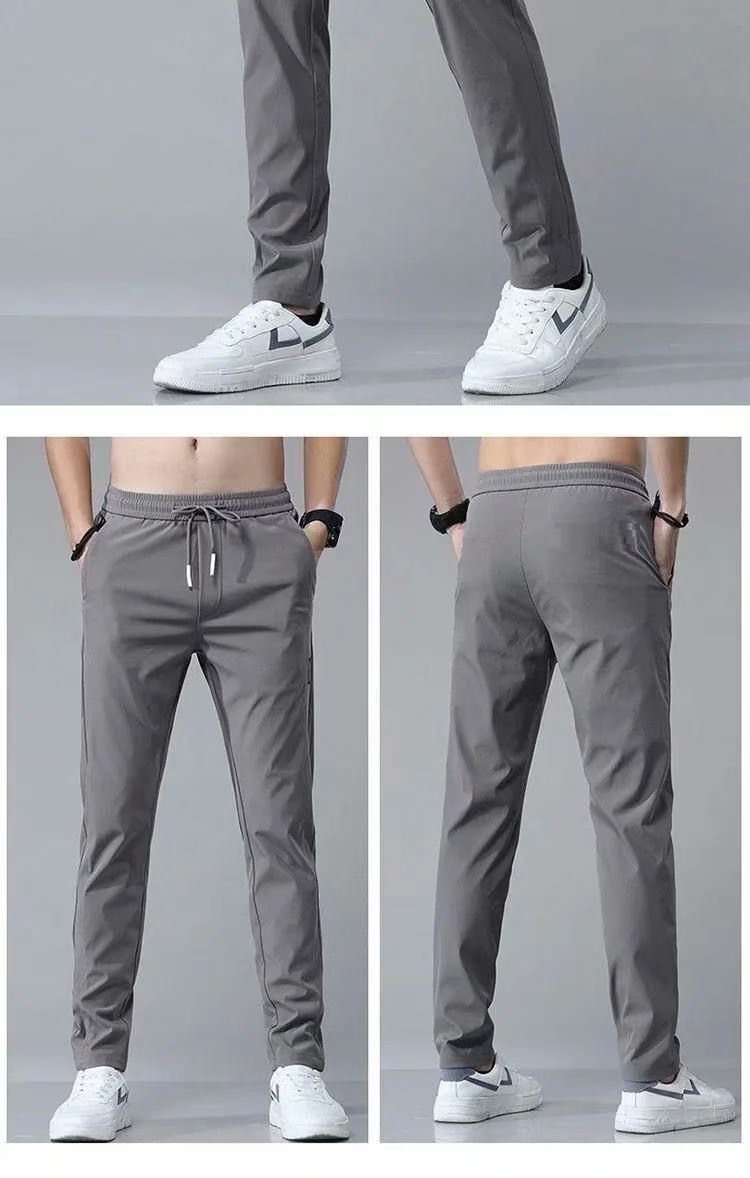 Men’s Straight Leg Sweats – Lightweight, Casual, Korean-Inspired Comfort