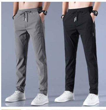 Men’s Straight Leg Sweats – Lightweight, Casual, Korean-Inspired Comfort